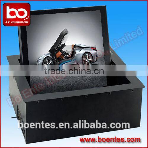 19 Inch LCD Screen Flip Up & Closed Device for Conference Table/ LCD Monitor Lift
