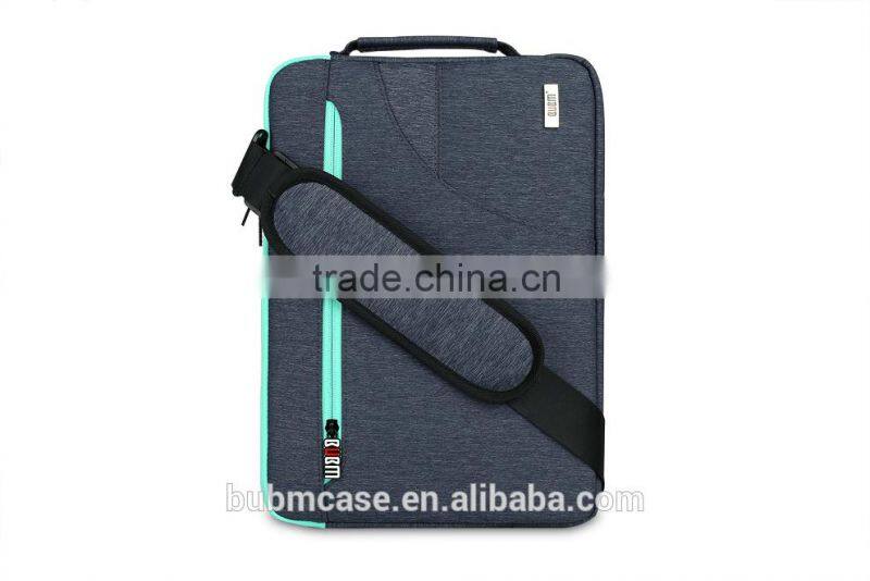 BUBM 2016 Newly design waterproof custom nylon laptop sleeve with pocket