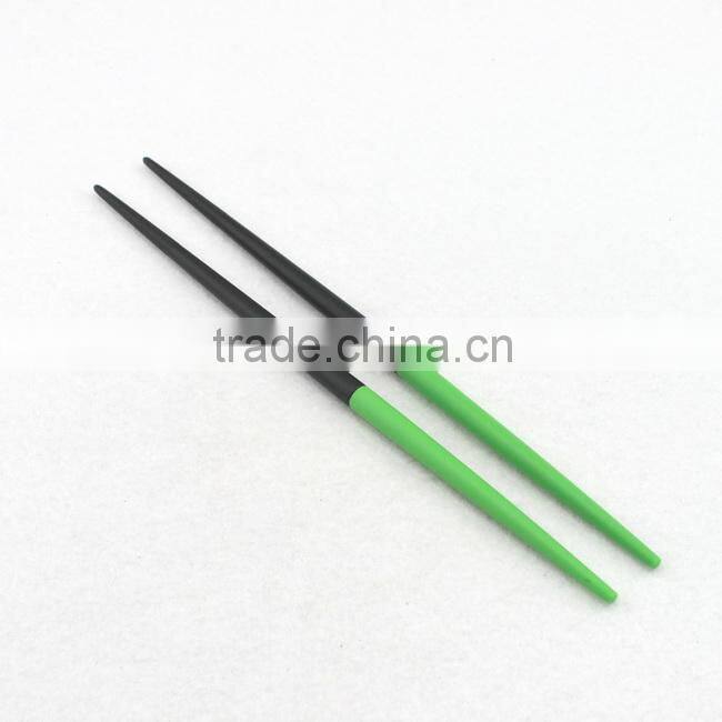 protable colorful plastic 21cm chopsticks