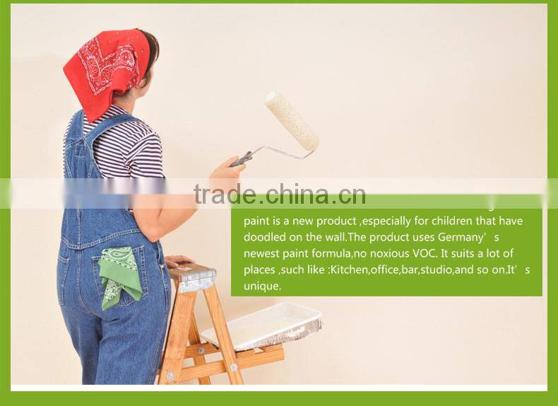 Odorless water based magnetic chalkboard paint for class