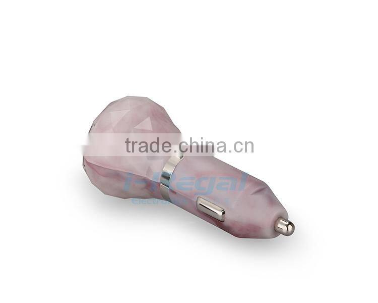 High Quality Safety hammer Car Charger Micro Auto Universal Dual USB For iPad iPhone 5V 3.1A Mini Adapter car charger