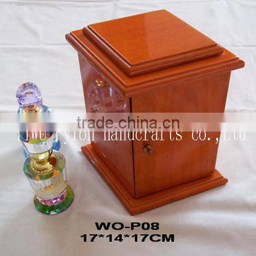 luxury glossy shine finish wooden gift perfume box wholesale