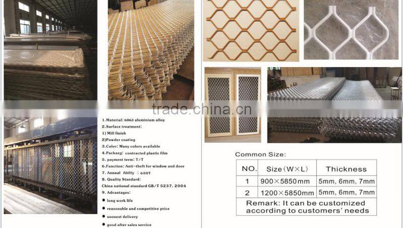 Aluminium Window and Door Security Grill