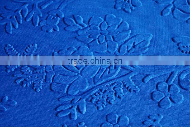 polyester ottoman embossed fabric for garment