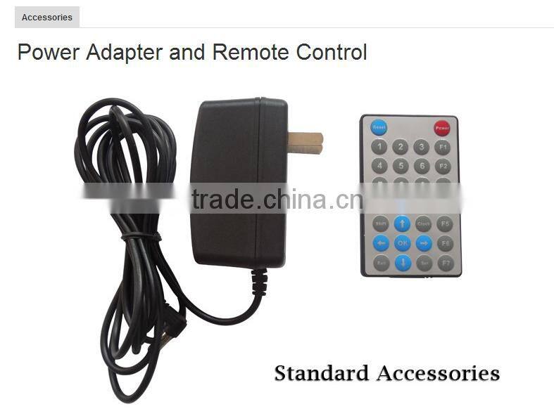 Best price digital LED wall clock with calender and temperature