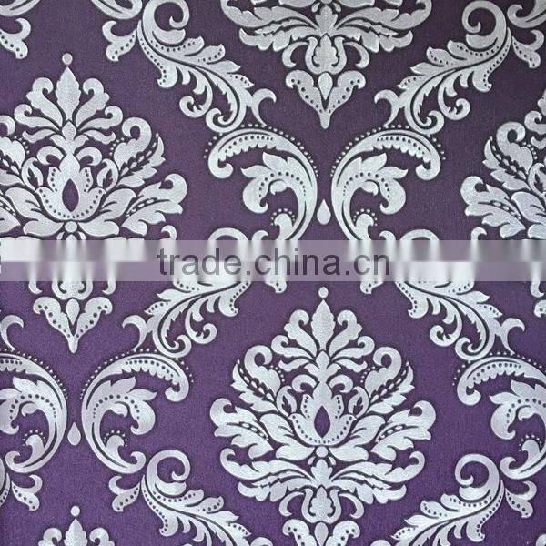 classic flower style vinyl italy wallpaper