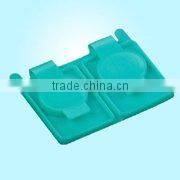 RG-307 green plastic contact lens case