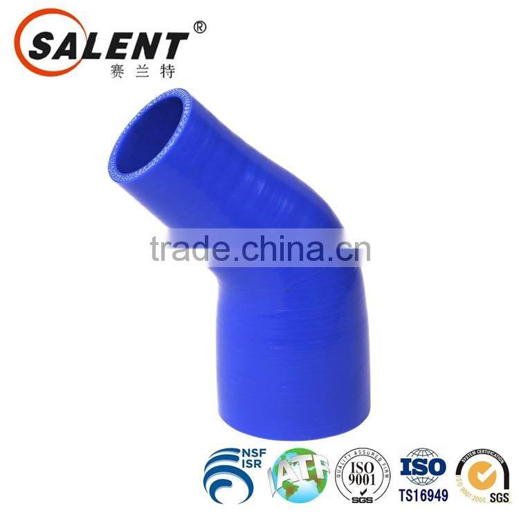 reinforced 35mm to 30mm blue automotive 45 degree silicone reducer elbow hose heat resistant