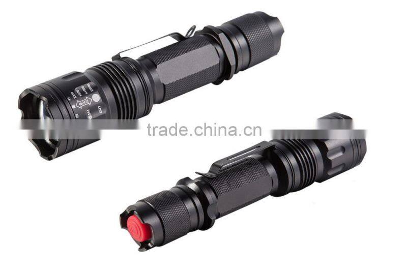 800 Lumens high brightness long distance flashlight tactical led flashlight