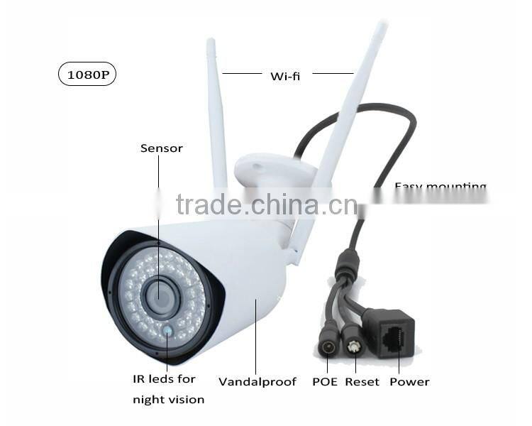 Ip Camera Set outdoor HD POE network cctv security system Nvr kit dome camera