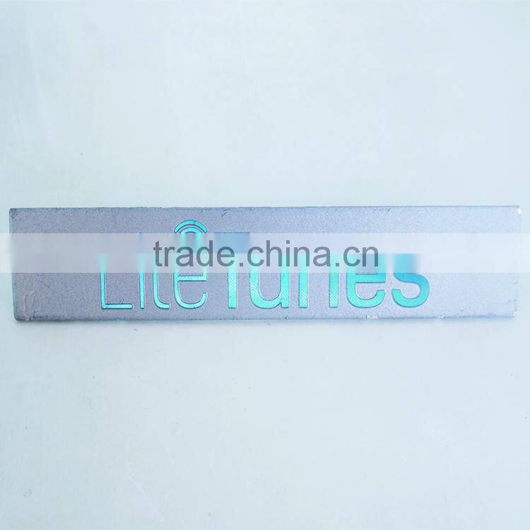 metal painted labels,aluminum embossed wine labels,brushed logo label