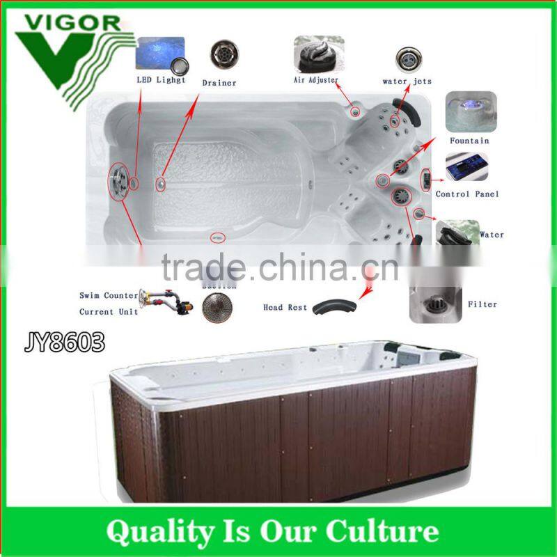 JOYSPA spa, used swim spa, portable swimming pools JY8603 (factory)