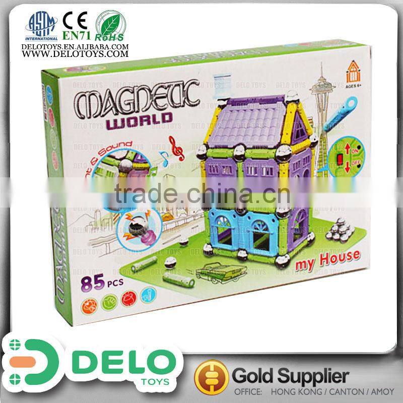 3D Magnetic building blocks with light and sound DE0202067