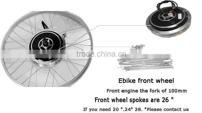 Front 36V 500W 26 Wheel Electric Bicycle conversion Kit E-Bike Cycling Conversion HUB