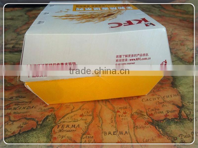Custom Logo Disposable Wholesale Paper Hamburger Packaging