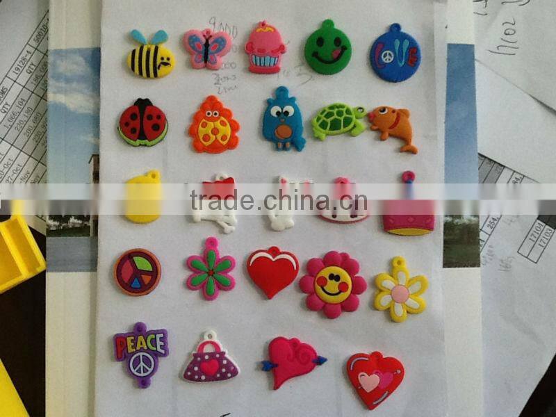Cute Colorful Loom Charms Bands Rubber Pendant Bracelet Making DIY Crafts