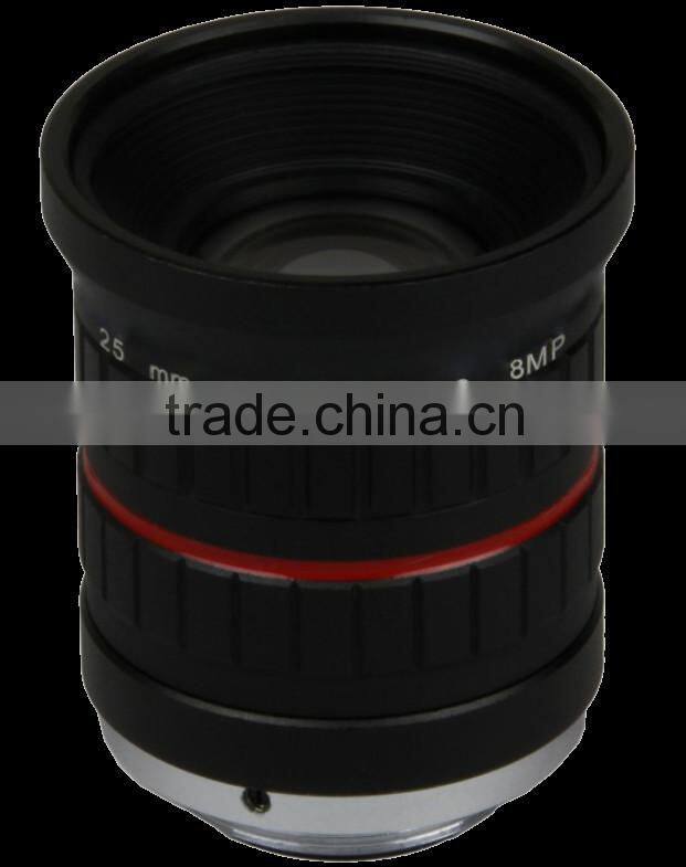 cctv camera 1 format c mount lens infrared glasses 25mm 8megpixel manual focus night vision lenses camera lens
