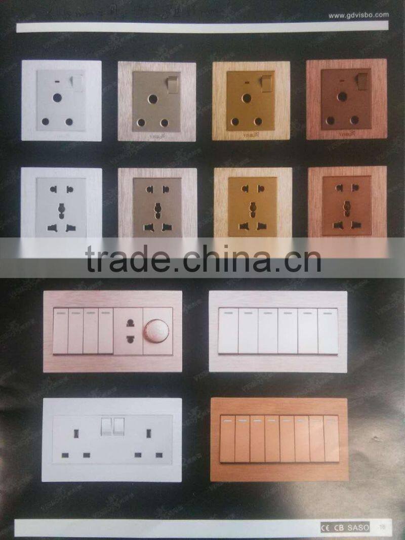 Hot Product PC Material Electric Satellite TV Wall Socket