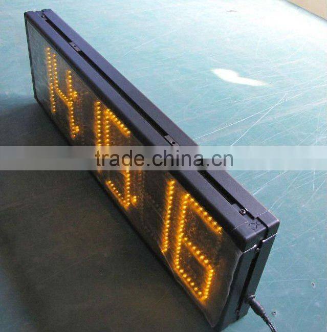 High brightness outdoor high brightness waterproof led temperature sign