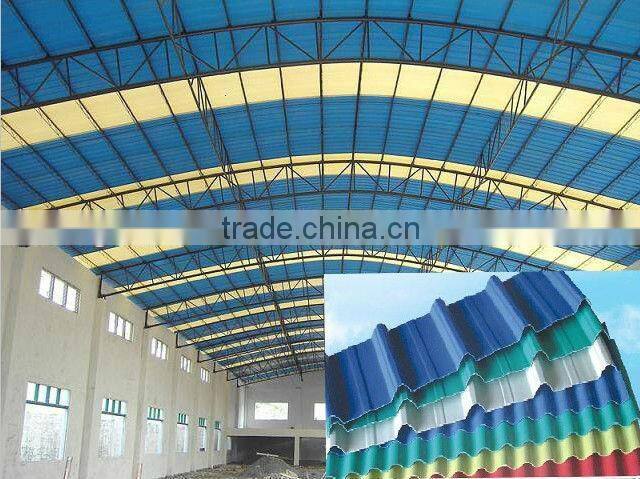 Anti-corrosion PVC corrugated roofing sheet