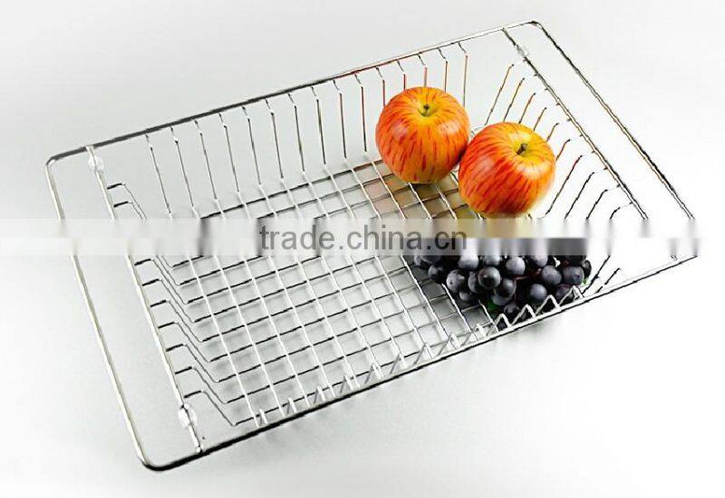 stainless steel wire mesh kitchen cooking basket