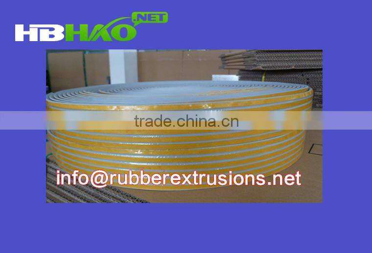 I shape rubber self adhesive seal strip