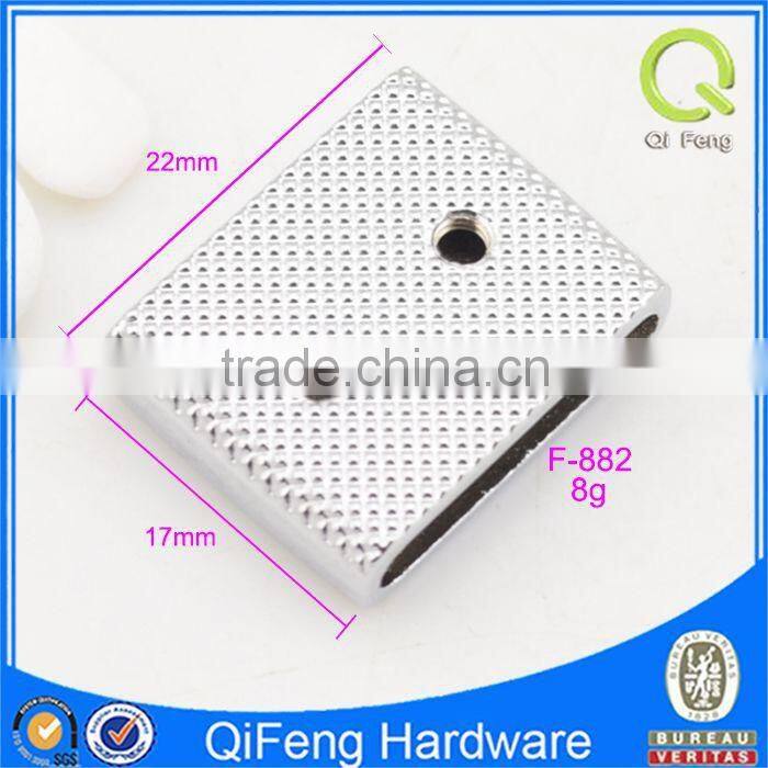 F-882 bag accessory metal corner protector silver delicate design