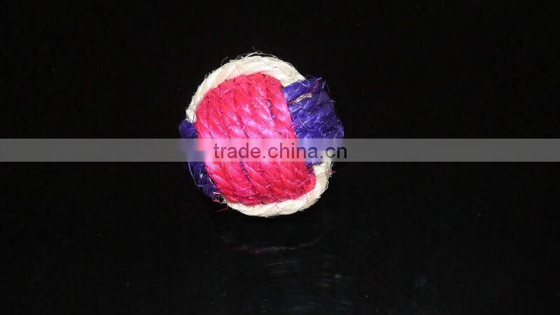 pet products sisal cat toy ball