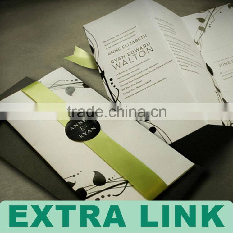 Custom Logo Decorative Paper tamil wedding cards