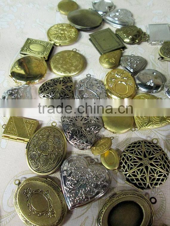 Europe+USA classical element photo flat handmade domed alloy DIY cabochons settings