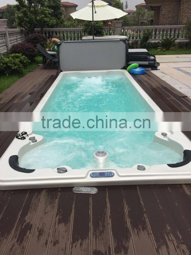 Fashion design used swim spa with balboa system large swim spa