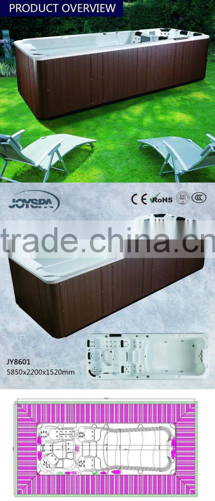 Christmas Style Fiberglass Luxury Swim Pool in Supreme PROMOTION JY8601