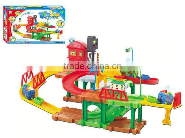 Battery operated indoor electric train