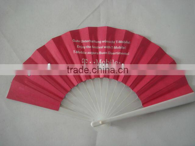 4c printed promotion folding paper fan