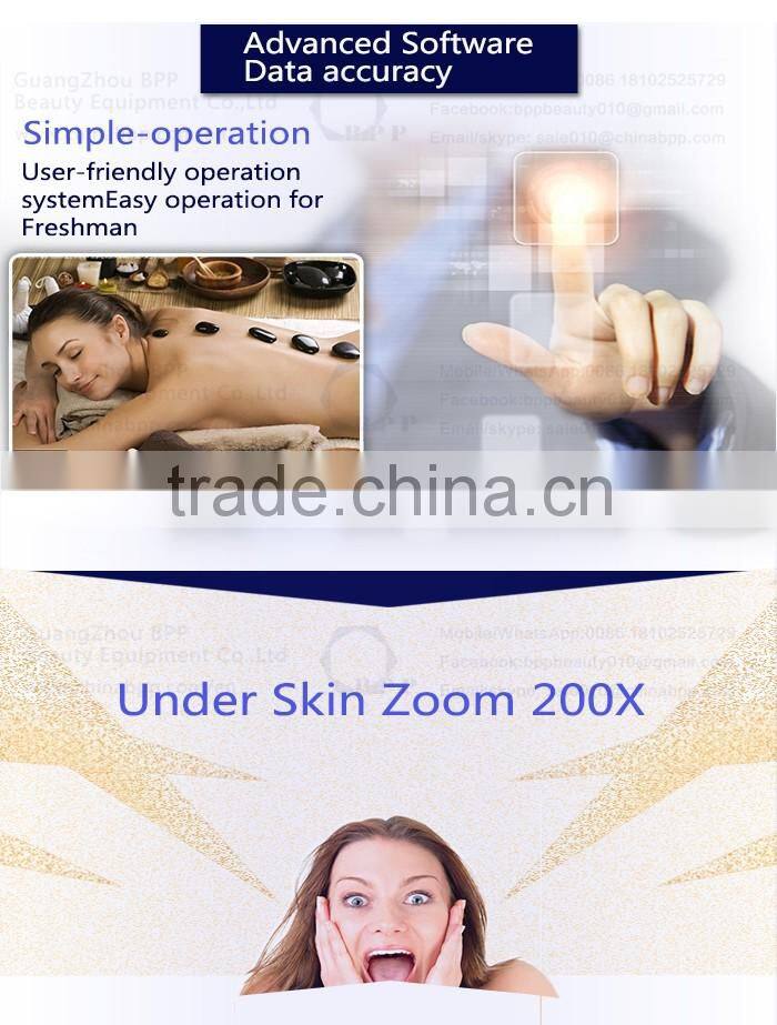 The hot skin prick testing / facial scanner / face skin test machine