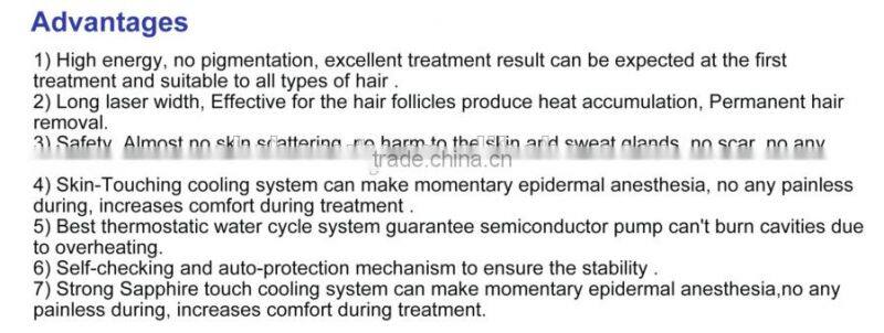 Hair Removal Laser Machines 808nm diode laser