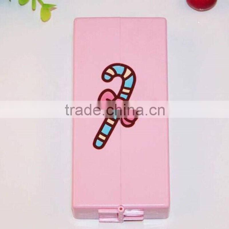 New arrival! 8pcs hello kitty makeup brushes professional pink plastic handle synthetic hair makeup brush set with mirror