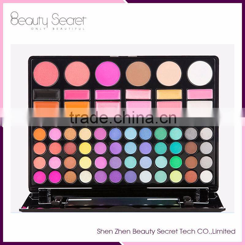 2016 Hot Selling Waterproof 78 Color Makeup Blusher Eyeshadow Palette