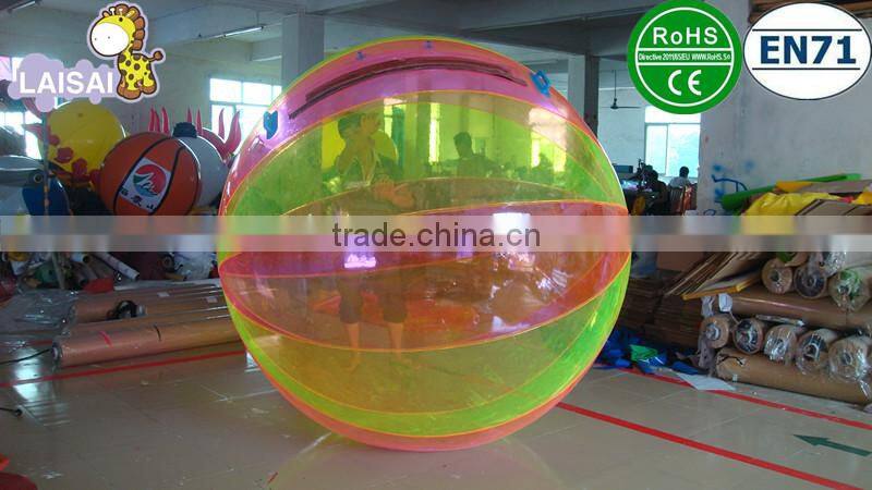 Hot sale Air inflated ground/ water zorb ball for sale, giant zorb ball for bowling