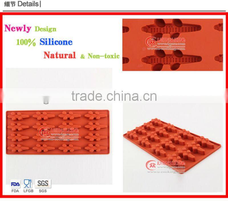 FDA/SA8000/LFGB cute shape silicone cake mould