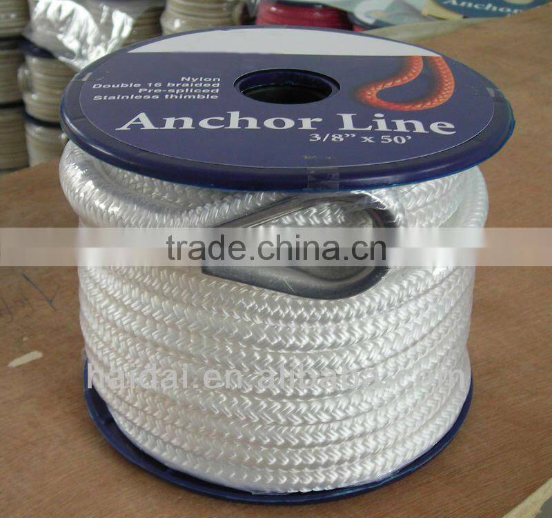 16/24 Strand double braided nylon rope