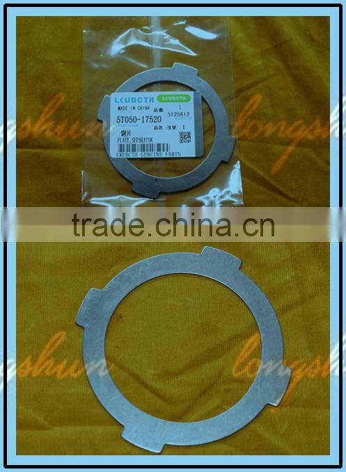 High Quality Kubota combine Harvester DC-70 PLATE,SEPARATOR 5T050-1752-0 or Kubota DC-60 and Kubota DC-70