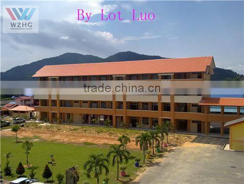 long-span steel structural buildings as motel construction in africa