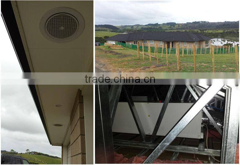 Energy recovery ventilation residential heating pump