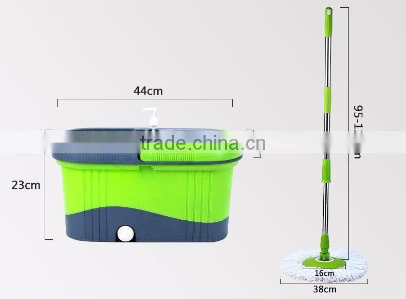 360 Magic Stainless Steel Dehydrate Basket Mop Bucket Set