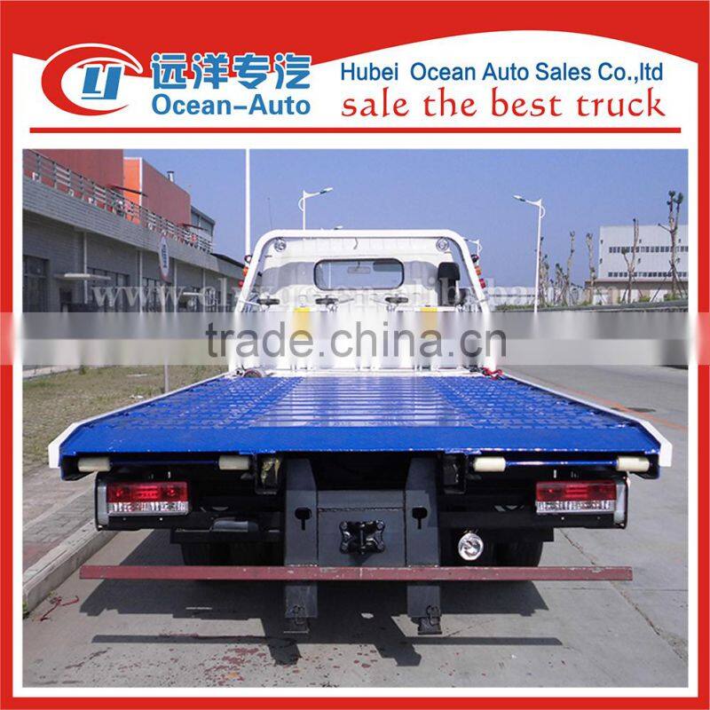 Dongfeng dlk flatbed tow truck sale