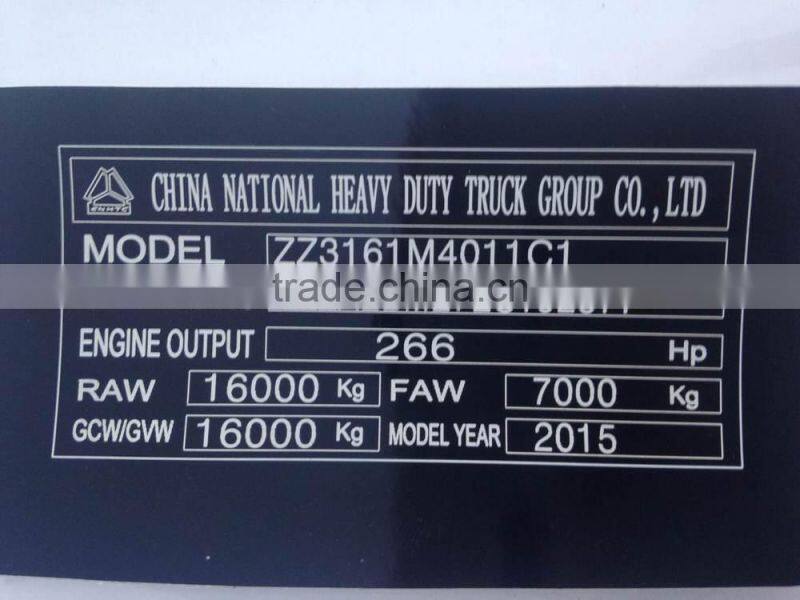 New SINOTRUK HOWO Dump Truck 6*2 Hot Sale for Ethiopia Best Price