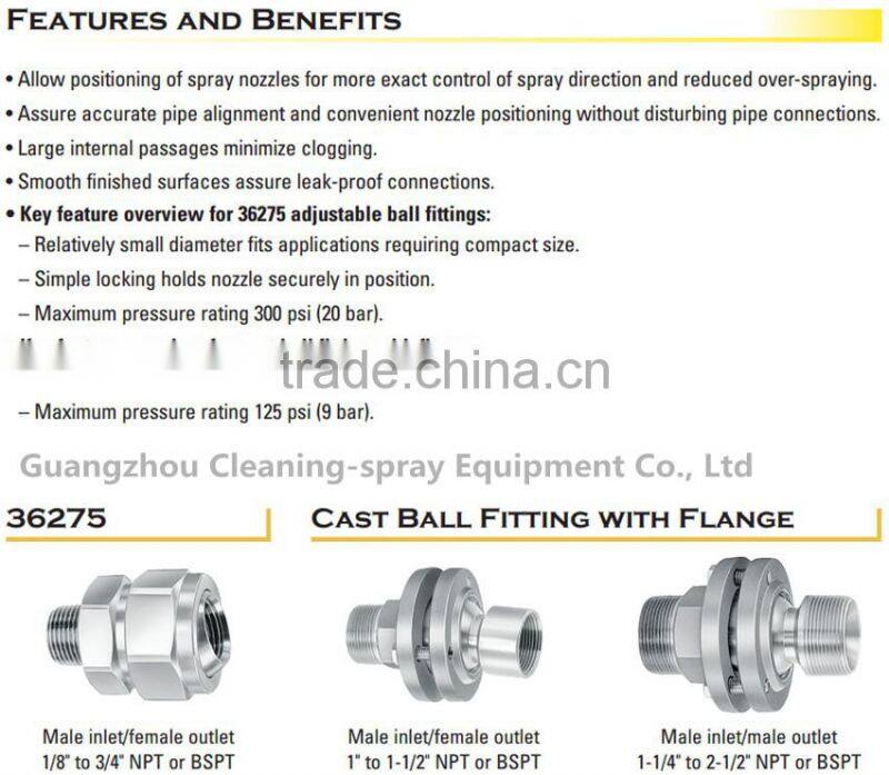 36275 adjustable ball fittings