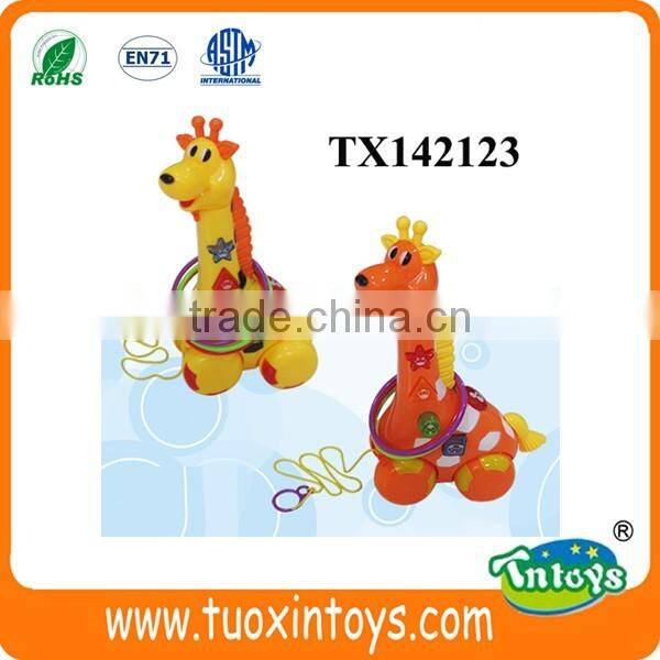 New pull giraffe toy with light and music kids' animal toys