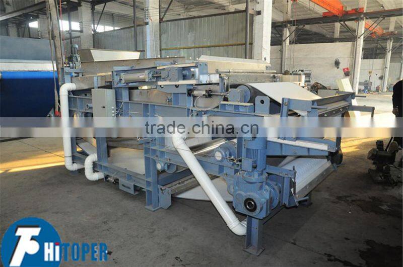 Roller belt press filter cause for dehydration of slurry treatment,stainless steel ligh type belt press filter